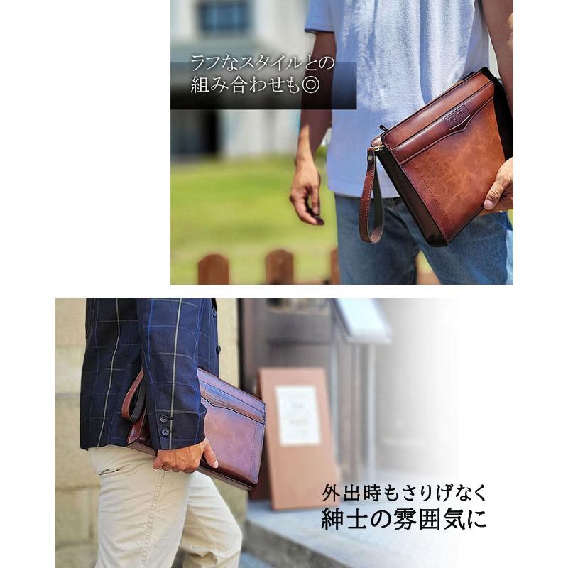 BRELIOUS（ブレリアス） クラッチバッグ セカンドバッグ メンズ ポーチ