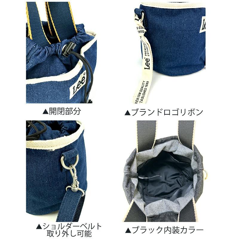 Lee（リー） ショルダーバッグ 斜めがけ 巾着型 レディース Life