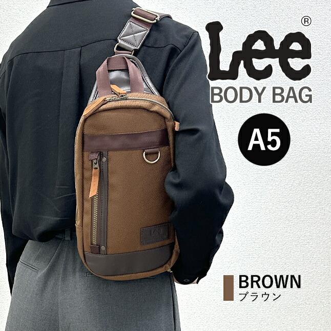 Lee（リー） ボディバッグ ワンショルダーバッグ メンズ 斜め掛け