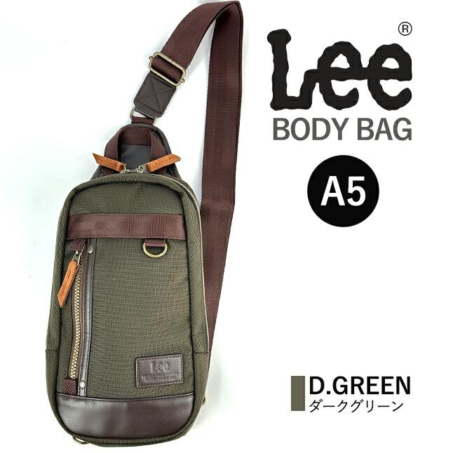 Lee（リー） ボディバッグ ワンショルダーバッグ メンズ 斜め掛け