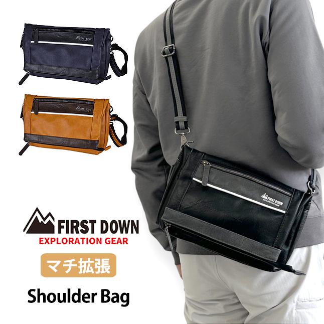 FIRST DOWN（ファーストダウン） ショルダーバッグ 斜めがけ メンズ 