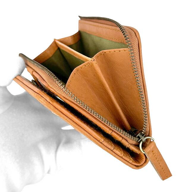 zucchero filato（ズッケロ フィラート） 二つ折り財布 レディース