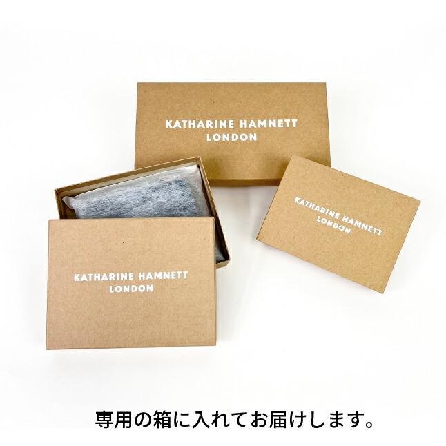 KATHARINE HAMNETT（キャサリンハムネット） ミドルL字ファスナー 二