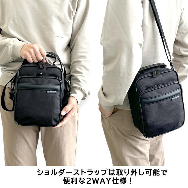縦型 ショルダーバッグ メンズ 斜めがけ 2way タテ型 A5サイズ 撥水 大