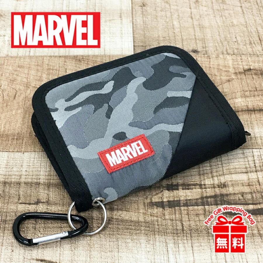 MARVEL キッズ 財布 男の子 かっこいい 54396 マーベル 二つ折り財布 