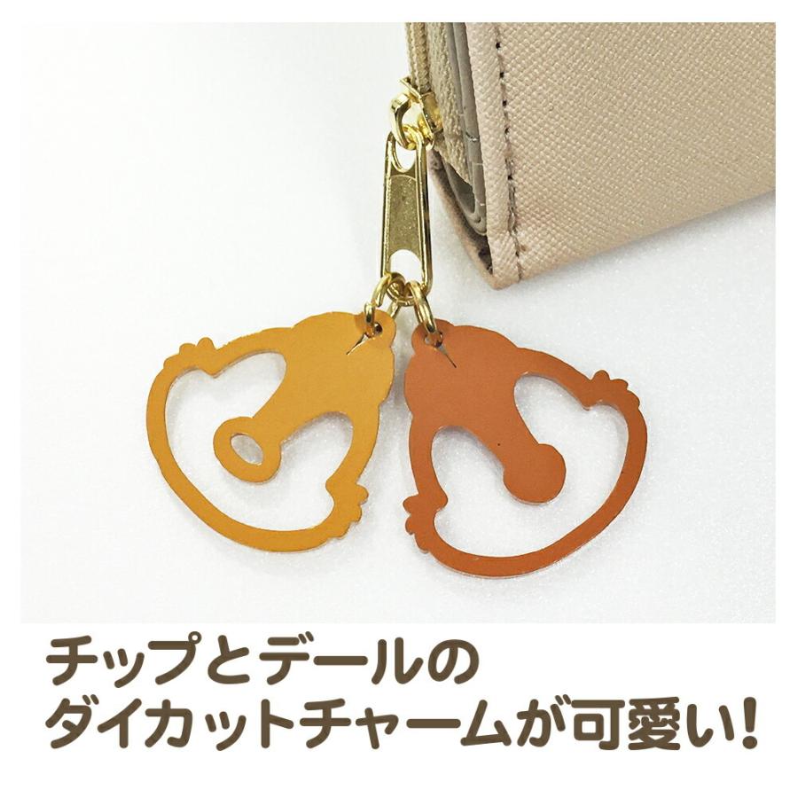 キッズ 財布 女の子 ディズニー チップとデール クスミベージュ 二つ折り財布 ラウンドファスナー小銭入れ ロゴ ゴールド型押し カバンイズム 通販 Yahoo ショッピング