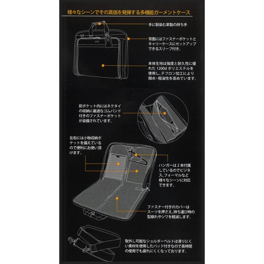 ガーメントバッグ メンズ レディース 60427 BERMAS バーマス 2WAY