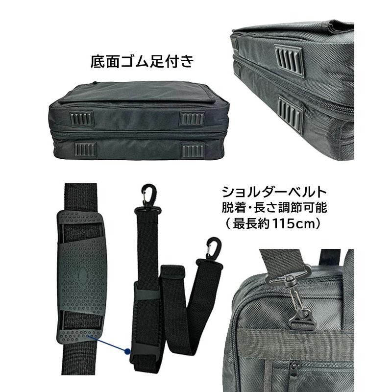 ビジネスバッグ メンズ ショルダーバッグ PC対応 2way 拡張 二層式 大
