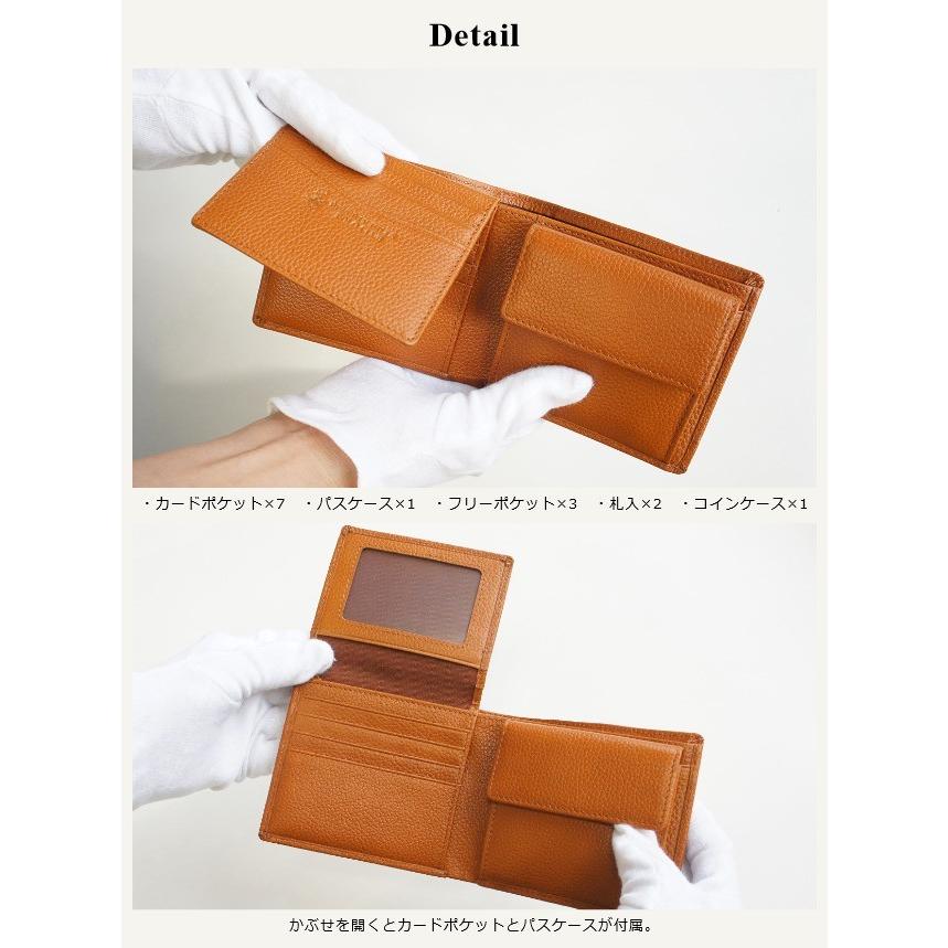 BEVERLY HILLS POLO CLUB ポロクラブ バッファロー 革 二つ折り財布