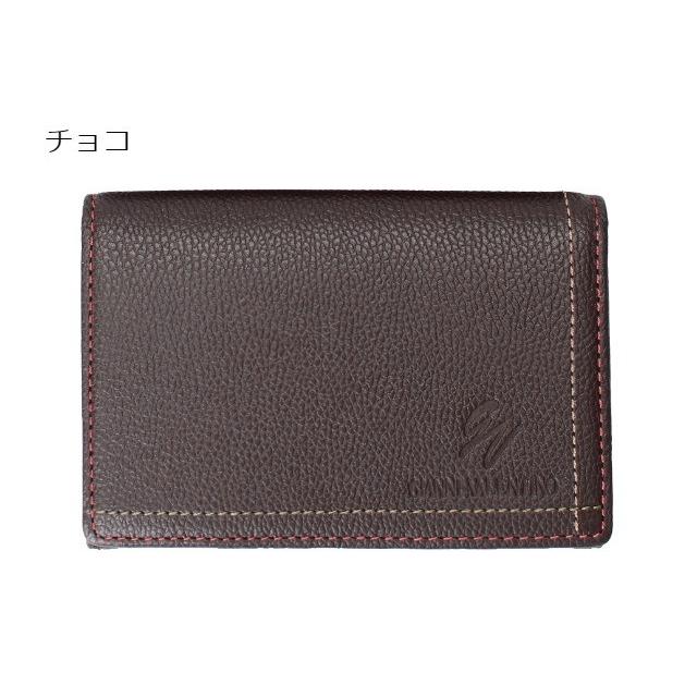 GIANNI VALENTINO（ジャンニバレンチノ） 名刺入れ 本革 61g505 GIANNI