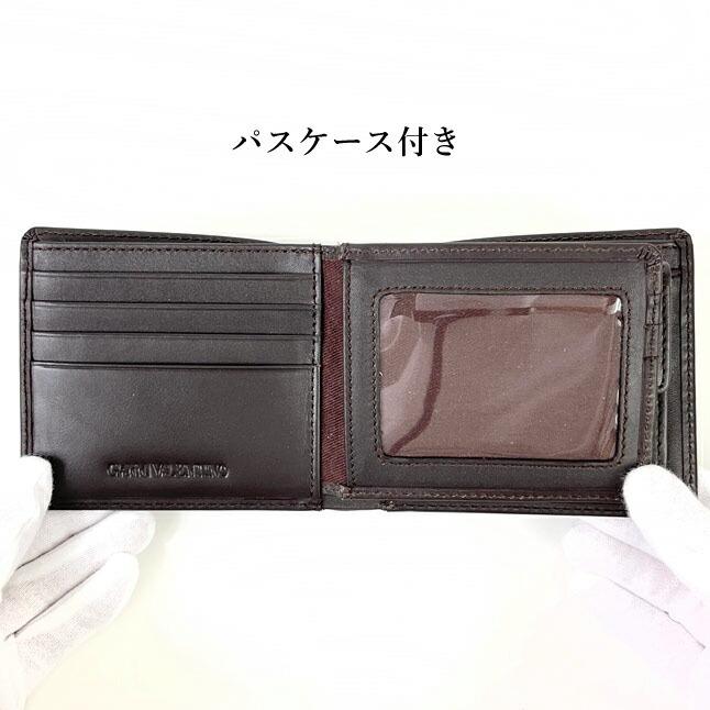 GIANNI VALENTINO（ジャンニバレンチノ） 財布 メンズ 二つ折り 61g524