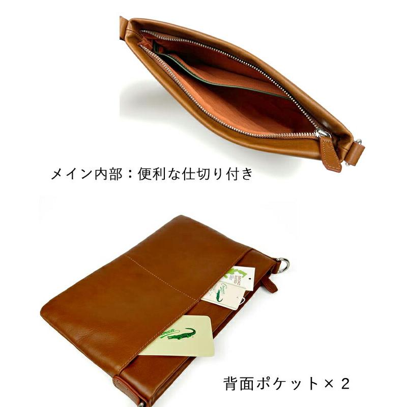 Crocodile ショルダーバッグ メンズ 本革 サコッシュ ブランド Crocodile ショルダーバッグ メンズ 本革 サコッシュ ブランド
