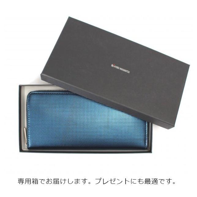 長財布 ラウンドファスナー 本革 85-81300 HIDEO WAKAMATSU ヒデオ