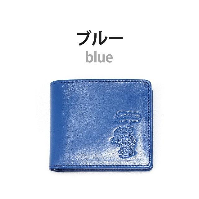 二つ折り財布 メンズ 本革 dor-2 大人のドラえもん イタリアンレザー