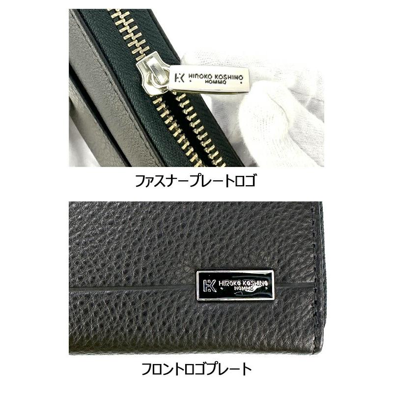 【極美品✨】ヒロフ Hロゴ 長財布 ラウンドファスナー シボ革 レザー カーキ 公式】HIROFU（ヒロフ）の通販 | 財布通販 | ワールド