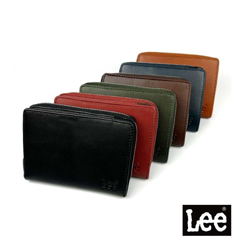 Lee（リー） 財布 メンズ レディース 二つ折り財布 ファスナー財布