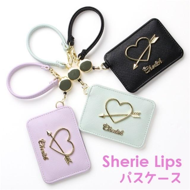 パスケース かわいい Lrw 190 Sherie Lips シェリーリップス ロゴアローシリーズ 一面パスケース 定期入れ 定期ケース Icカード Lrw 190 カバンイズム 通販 Yahoo ショッピング