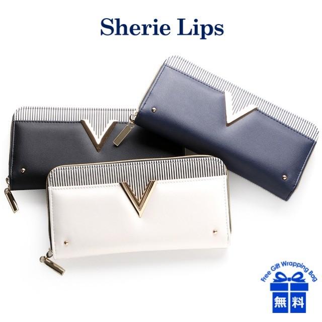 財布 レディース 女の子 Lvp 108 Sherie Lips シェリーリップス V字ピンストライプシリーズ ラウンドファスナー 長財布 キッズ おしゃれ 大人カワイイ Lvp 108 カバンイズム 通販 Yahoo ショッピング