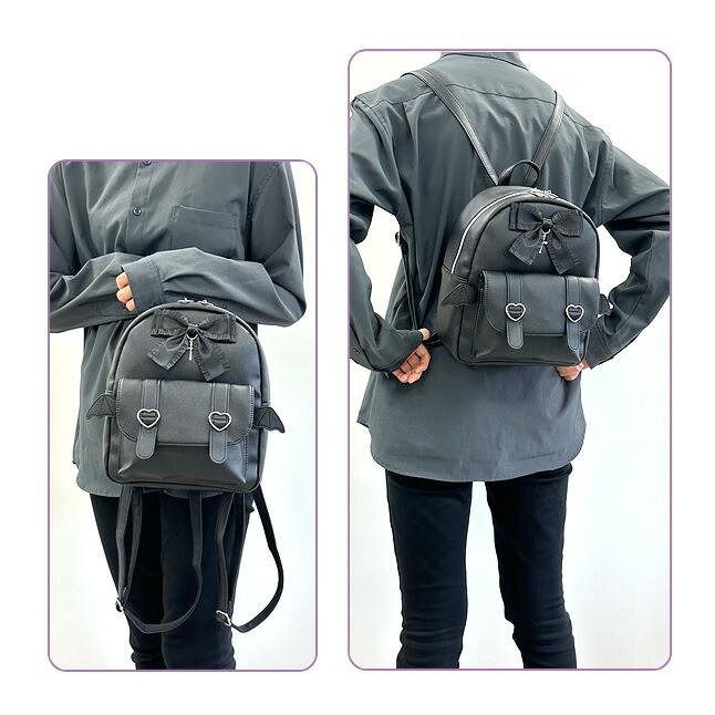 ミニリュック キッズ 女の子 小学生 リボン Dパック デイパック ミニ