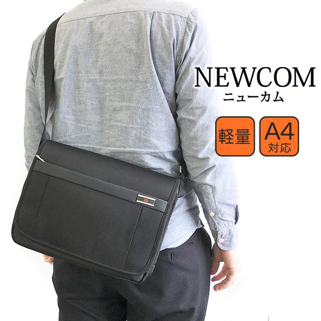 ショルダーバッグ メンズ Nc5803 Newcom ニューカム ナイロン斜めがけバッグ ヨコ型 収納 ビジネスバッグ メンズバッグ 誕生日 父の日 ギフト 敬老の日 Nc5803 カバンイズム 通販 Yahoo ショッピング