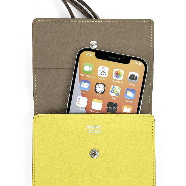 Atelier nuu（アトリエヌウ） スマホショルダー レザー nu70-103