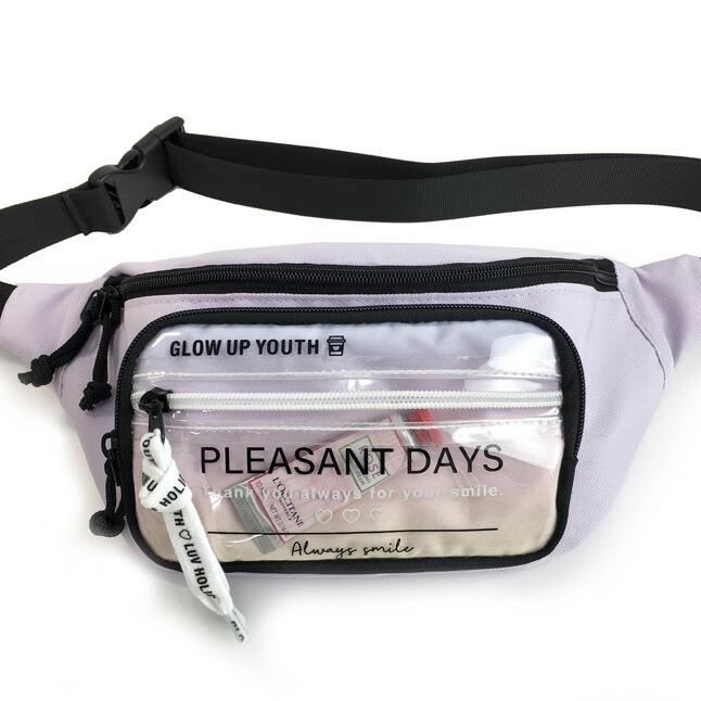 キッズ ウエストポーチ smg-632 pop parlor ポップパーラー クリア