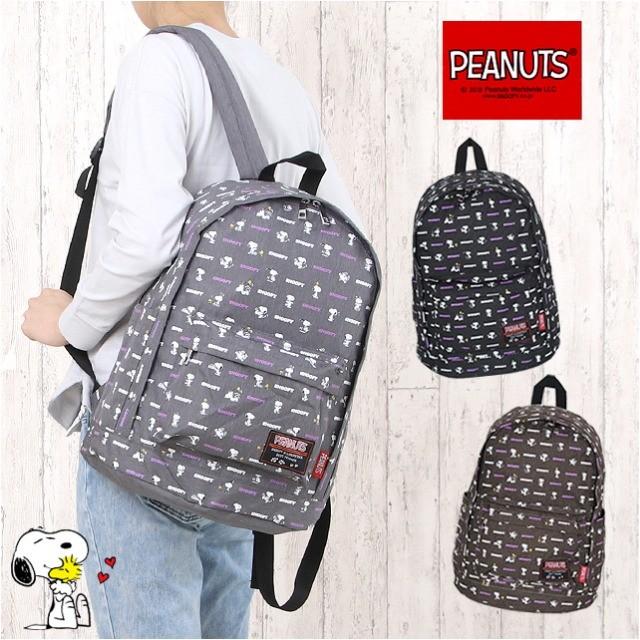 リュック レディース かわいい Snr09 スヌーピー Snoopy 総柄デイパック リュック Dパック リュックサック 女の子 通学 学生 通勤 Snr09 カバンイズム 通販 Yahoo ショッピング