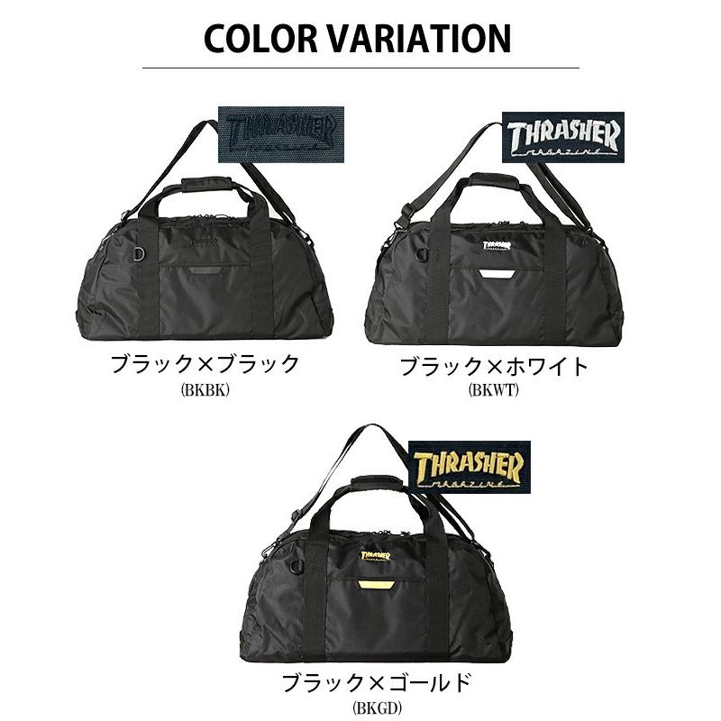 THRASHER（スラッシャー） ボストンバッグ 修学旅行 男子 メンズ 2泊 3