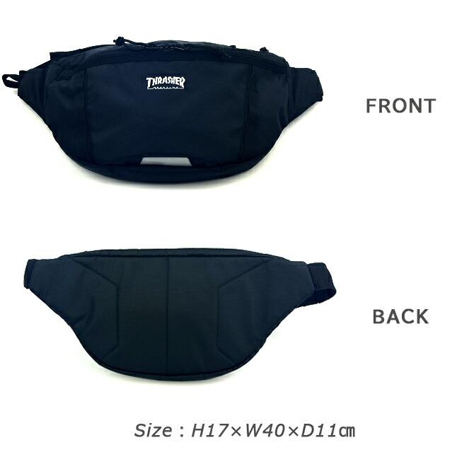THRASHER（スラッシャー） ウエストバッグ ボディバッグ メンズ