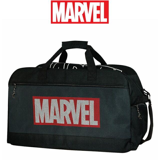 人気激安 マーベル グッズ ボストンバッグ 修学旅行 男子 子供 大容量 ボストン バッグ おしゃれ Marvel ボックスロゴトラベルボストンバッグ 50l Materialworldblog Com