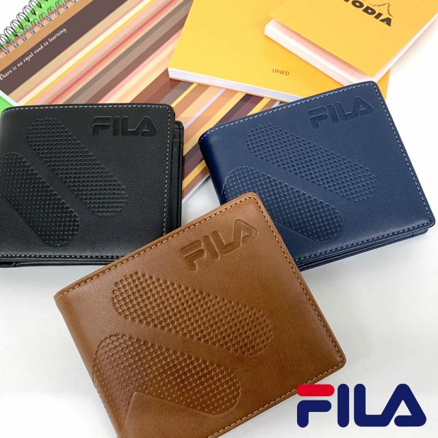 財布 二つ折り 中学生 ブランド メンズ 折りたたみ財布 プレゼント 高校生 黒 紺 茶 Fila フィラ ドットグラデーション 二つ折り財布 小銭入れ付き 61fl51 61fl51 かばんmart 通販 Yahoo ショッピング