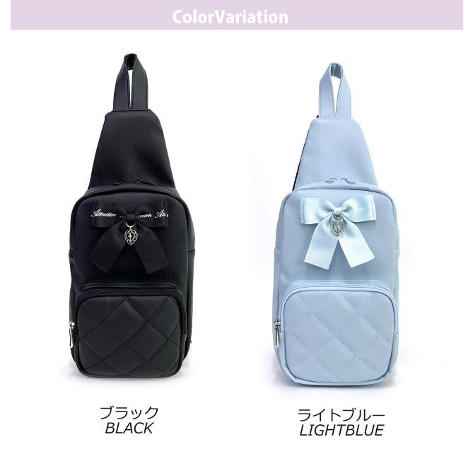 ボディバッグ キッズ 女の子 レディース 小学生 黒 ブラック おしゃれ