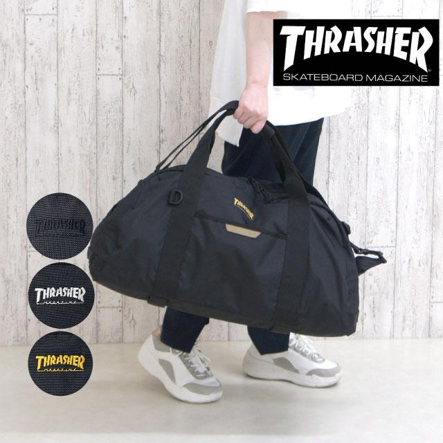 THRASHER（スラッシャー） ボストンバッグ 子供 男子 中学 2泊