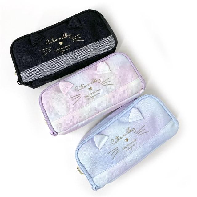 筆箱 ファスナー 小学校 女子 韓国 おしゃれ 人気 ポーチ 大容量 ペン