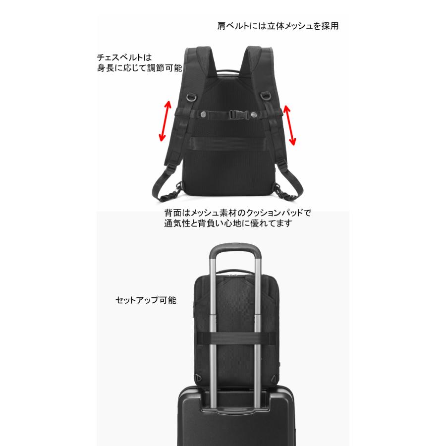 ace. GENE LABEL ビジネスリュック エースジーン ガジェダブル