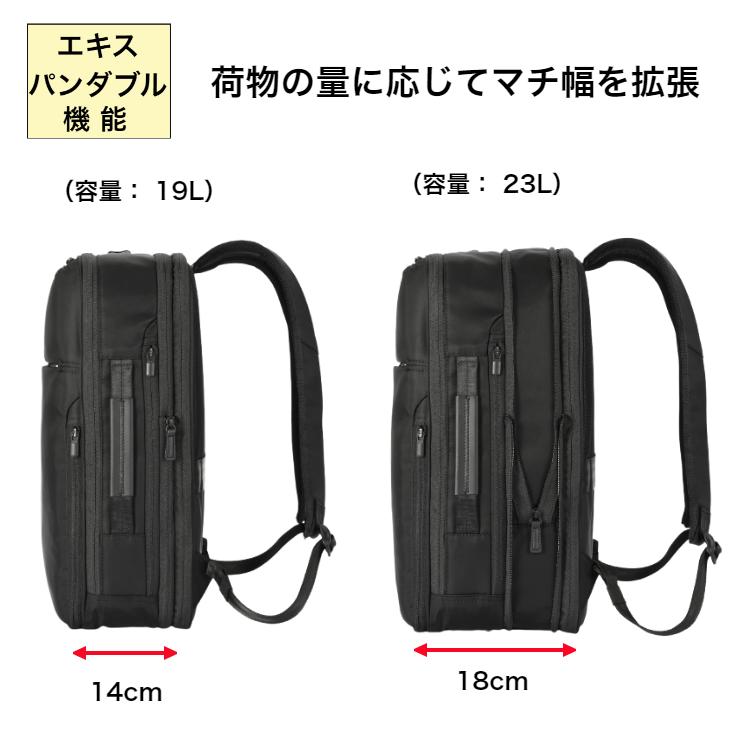 ace. GENE LABEL ビジネスリュック エースジーン ガジェダブル B4