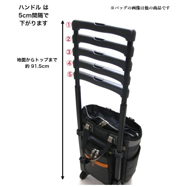 スワニーキャリー(Lサイズ)ストッパー付 SWANY（スワニー） キャリーバッグ グイ L21 Lサイズ 60mmキャスター 4