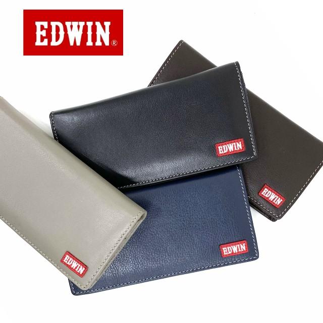 財布 メンズ 長財布 革 エドウィン Edwin 牛革 長財布 おしゃれ 黒 ブラック ネイビー グレー 茶色 かばんや 通販 Yahoo ショッピング