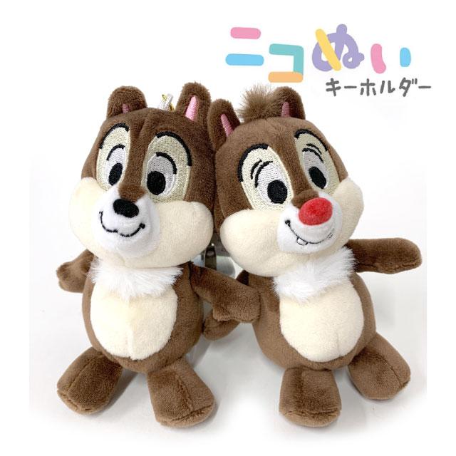 ディズニーキー　チップとデール ぬいぐるみキーチェーン・キーホルダー DUFFEL COLLECTION チップと