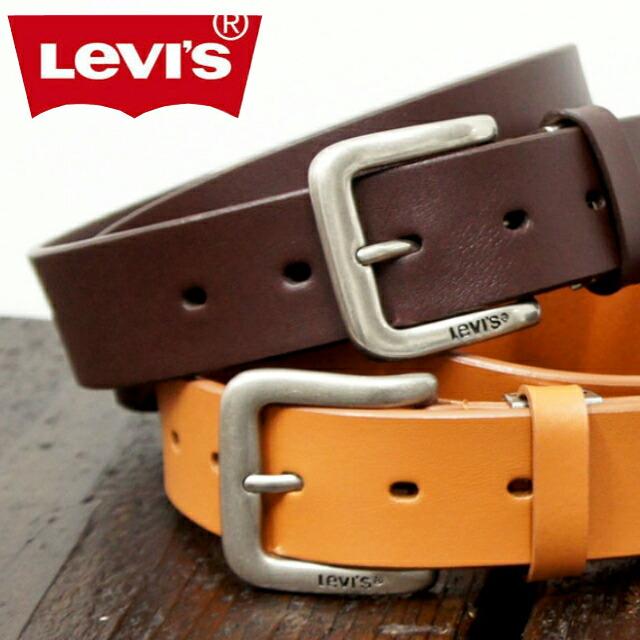 Levi's メンズベルト/Levis リーバイス 牛革ベルト 3.5cm幅 長さ Levi's メンズベルト/Levis リーバイス 牛革ベルト 3.5cm幅 長さ