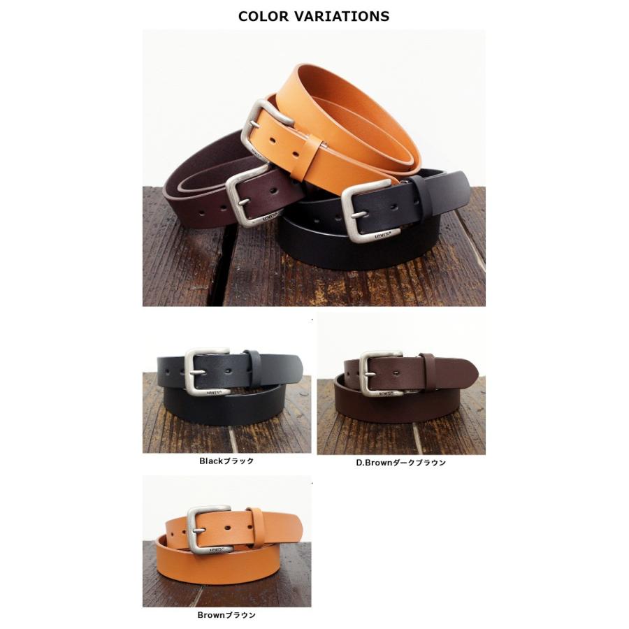 Levi's（リーバイス） メンズベルト/Levis 牛革ベルト 3.5cm幅 長さ