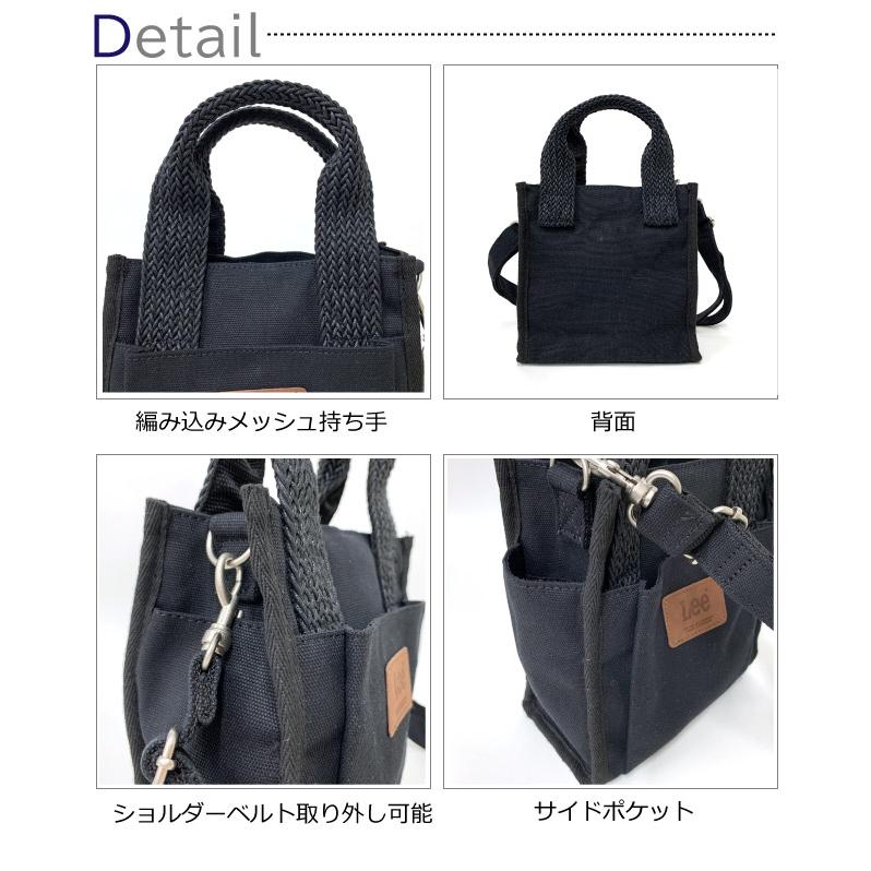 Lee（リー） トートバッグ レディース ショルダーバッグ ミニ 小さめ