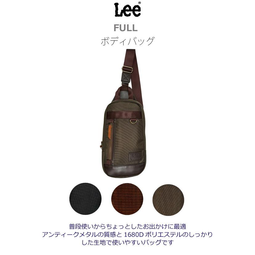 Lee（リー） ボディバッグ メンズ ワンショルダーバッグ 大人 ブランド