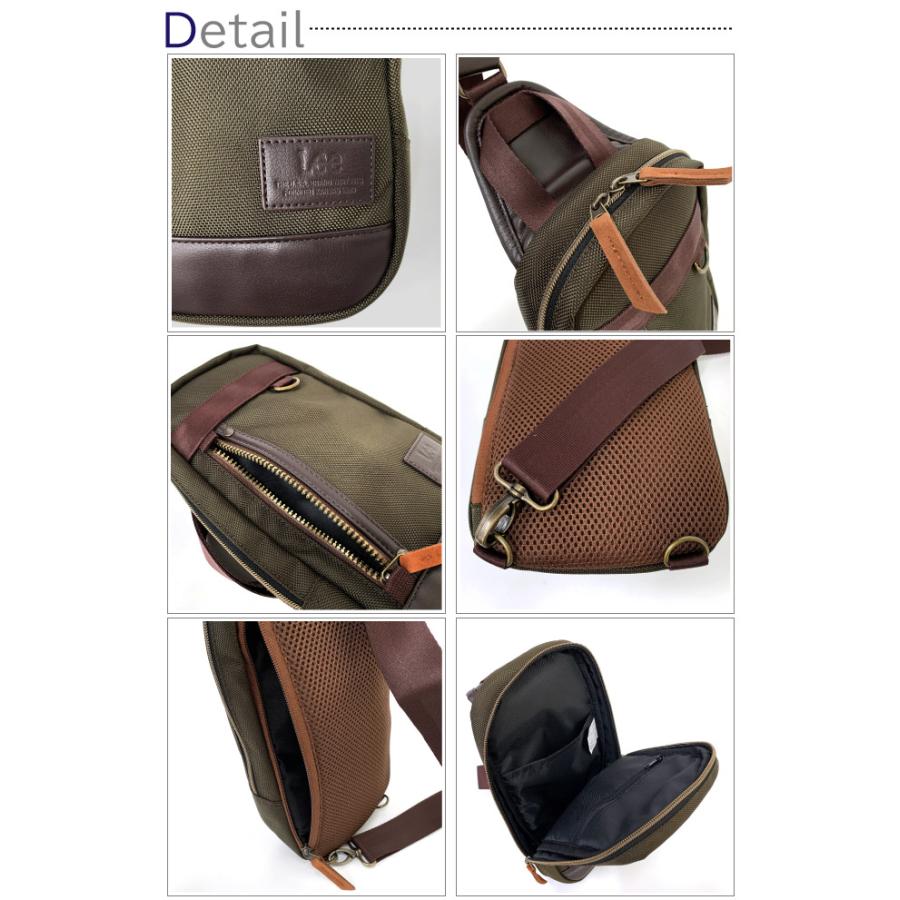 Lee（リー） ボディバッグ メンズ ワンショルダーバッグ 大人 ブランド