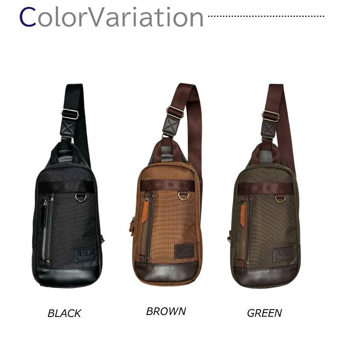 Lee（リー） ボディバッグ メンズ ワンショルダーバッグ 大人 ブランド