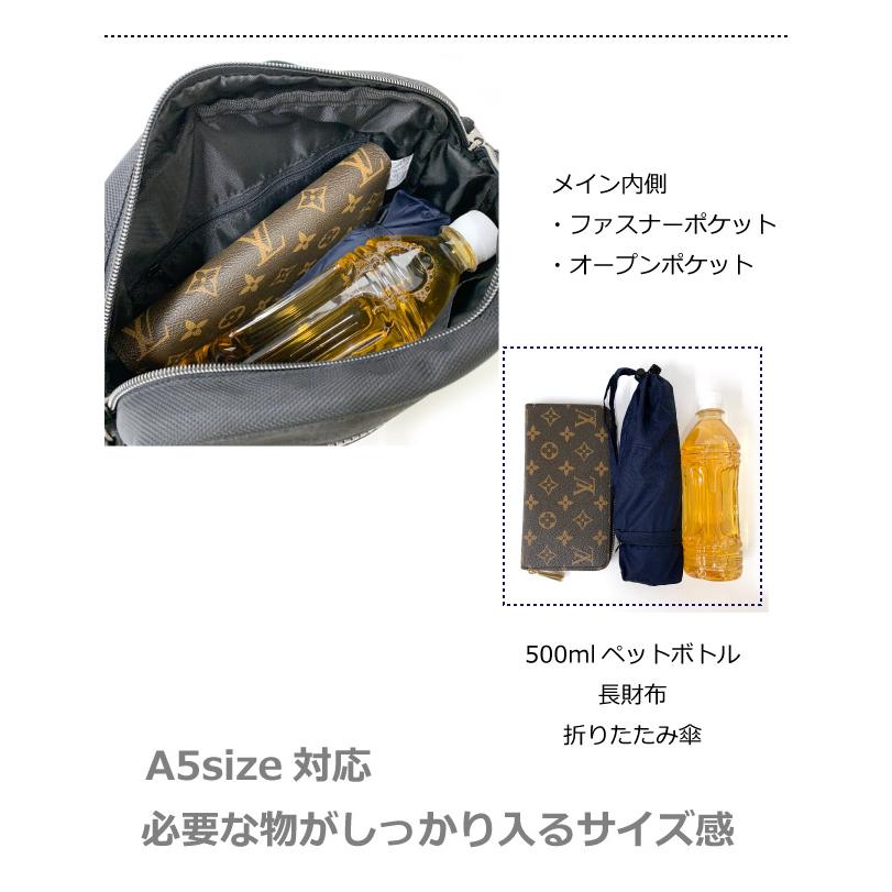 Lee（リー） メンズ ショルダーバッグ ヨコ型 ミニショルダー 旅行