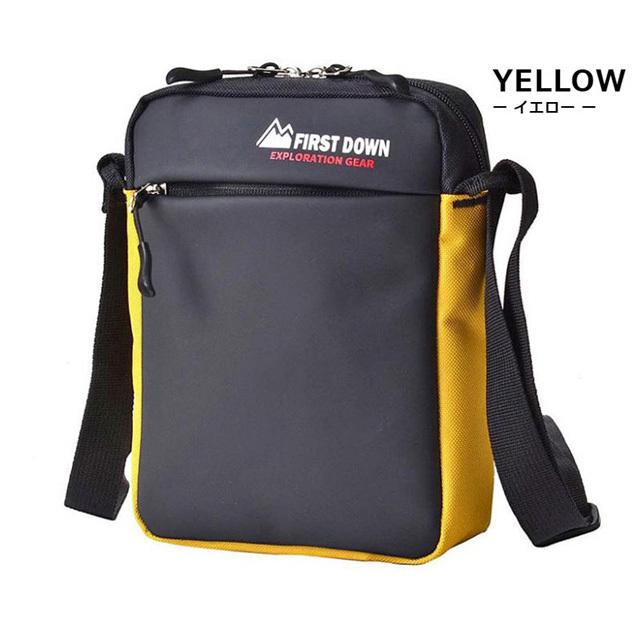 斜めがけバッグ メンズ ショルダーバック 斜め掛け 高校生 男子 キッズ 中学 First Down Ex ファーストダウン スムース合皮 縦ショルダー バッグ かばんや 通販 Yahoo ショッピング