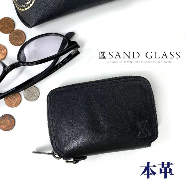 SAND GLASS（サンドグラス） 財布 メンズ 二つ折り ミニ財布 2つ折り