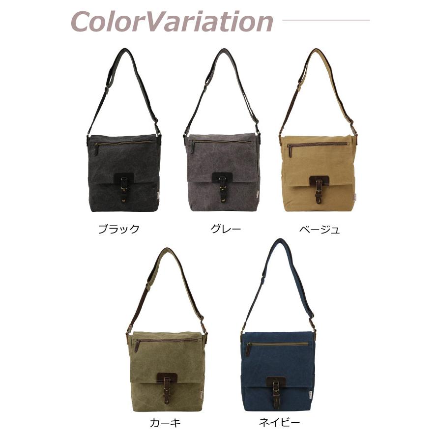帆布工房 ショルダーバッグ 斜め掛け メンズ 小さめ レディース 帆布