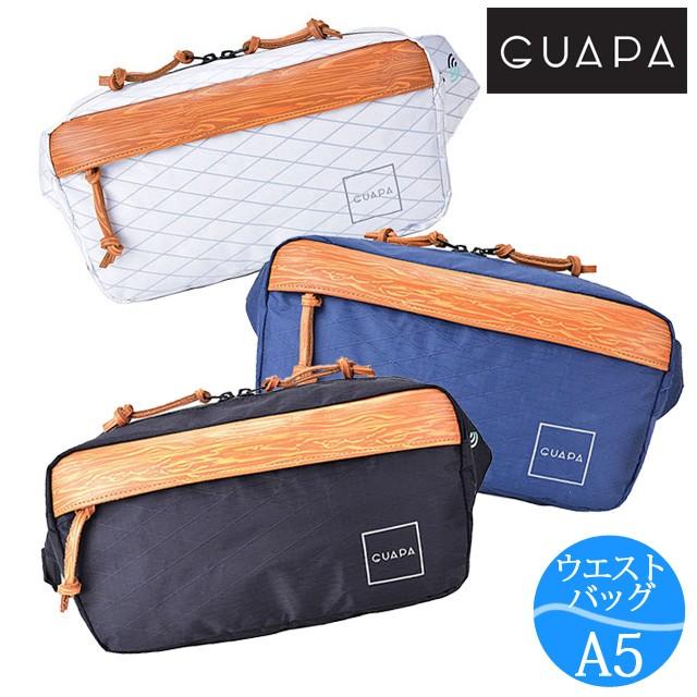 ウエストバッグ メンズ レディース 防水 GUAPA グアパ 51002 ボディ
